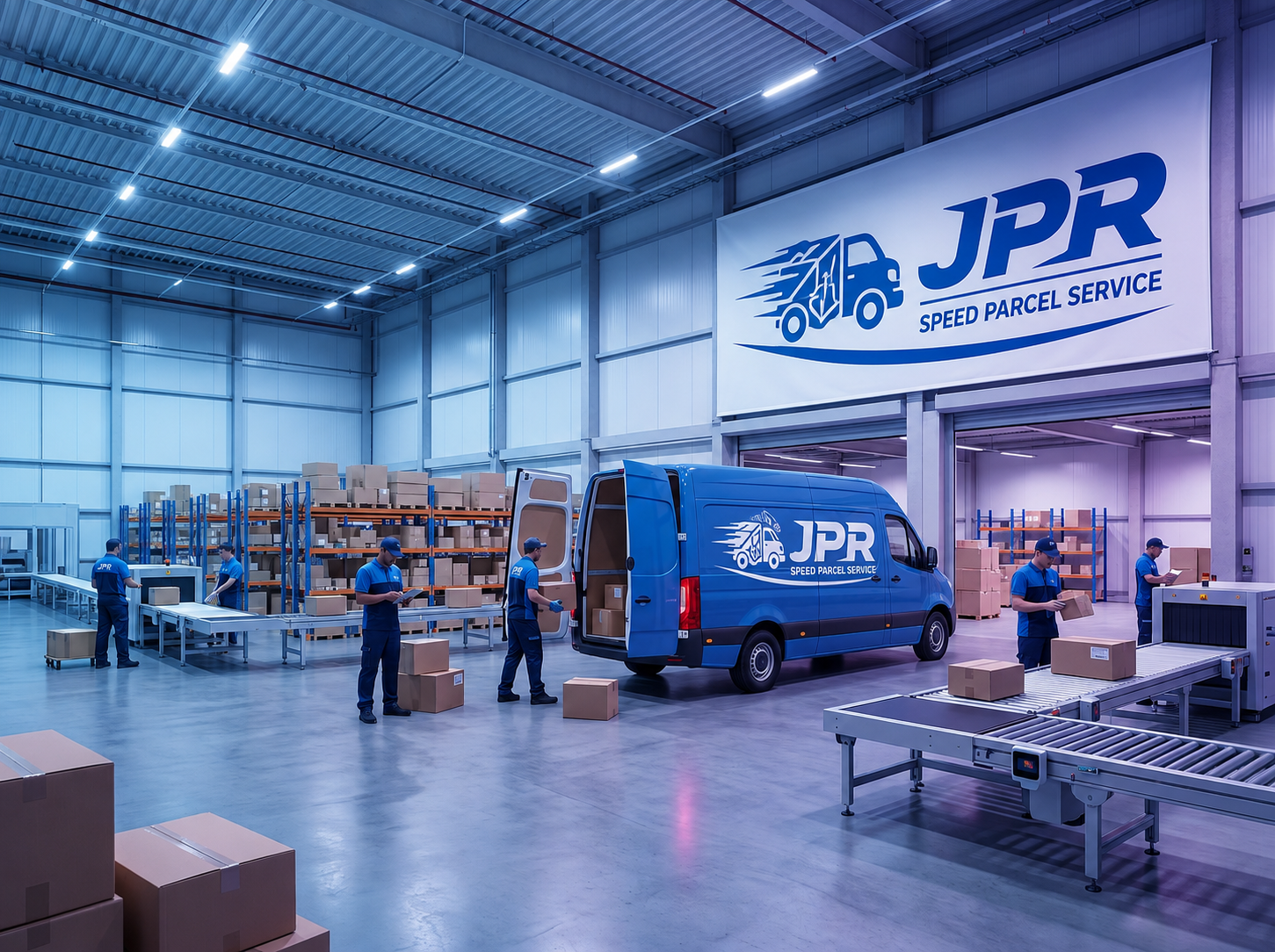 JPR Speed Parcel warehouse operations